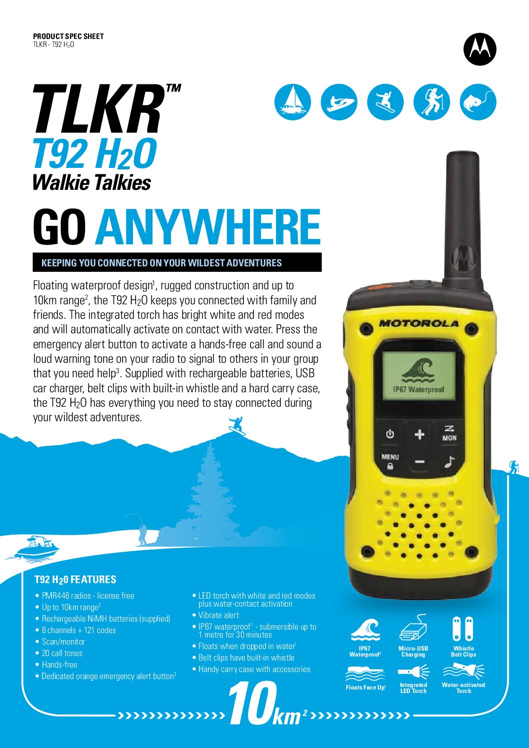 Motorola Talkabout T92 H2O - Image 3